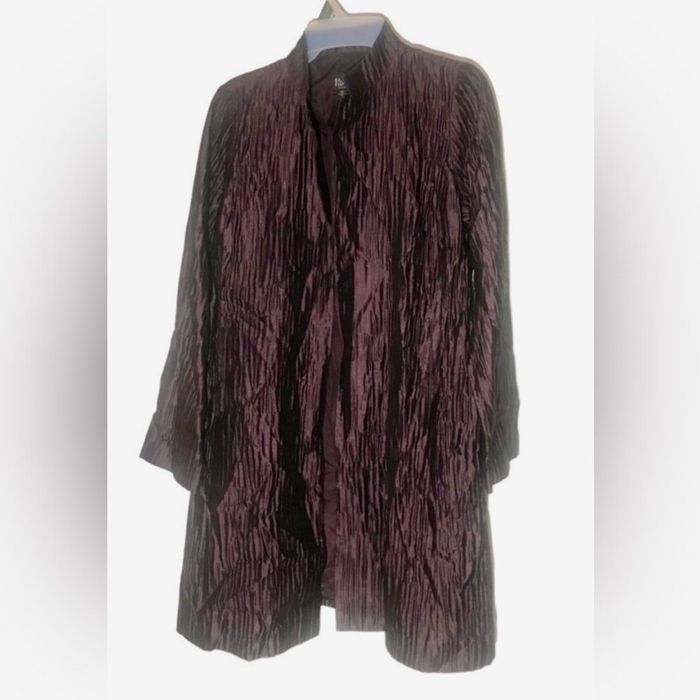 Eileen Fisher Women’s purple open jacket size PS